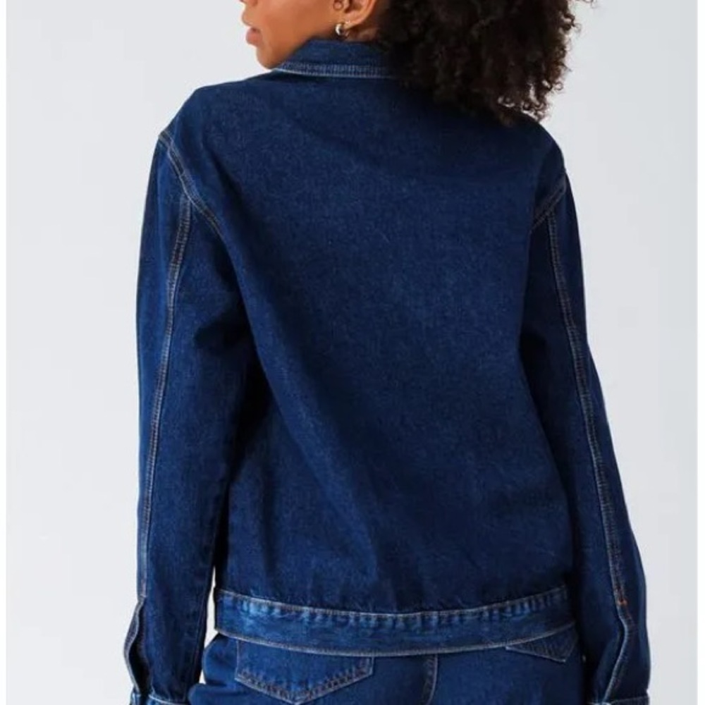 FARM Rio - Embroidered Denim Jacket with Tropical Design - Picture 5 of 8